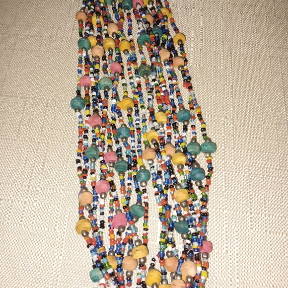 10 strand beaded necklace - Picture 4 of 4